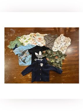 9-Piece Baby Boy Bundle - Sizes 6-12 Months